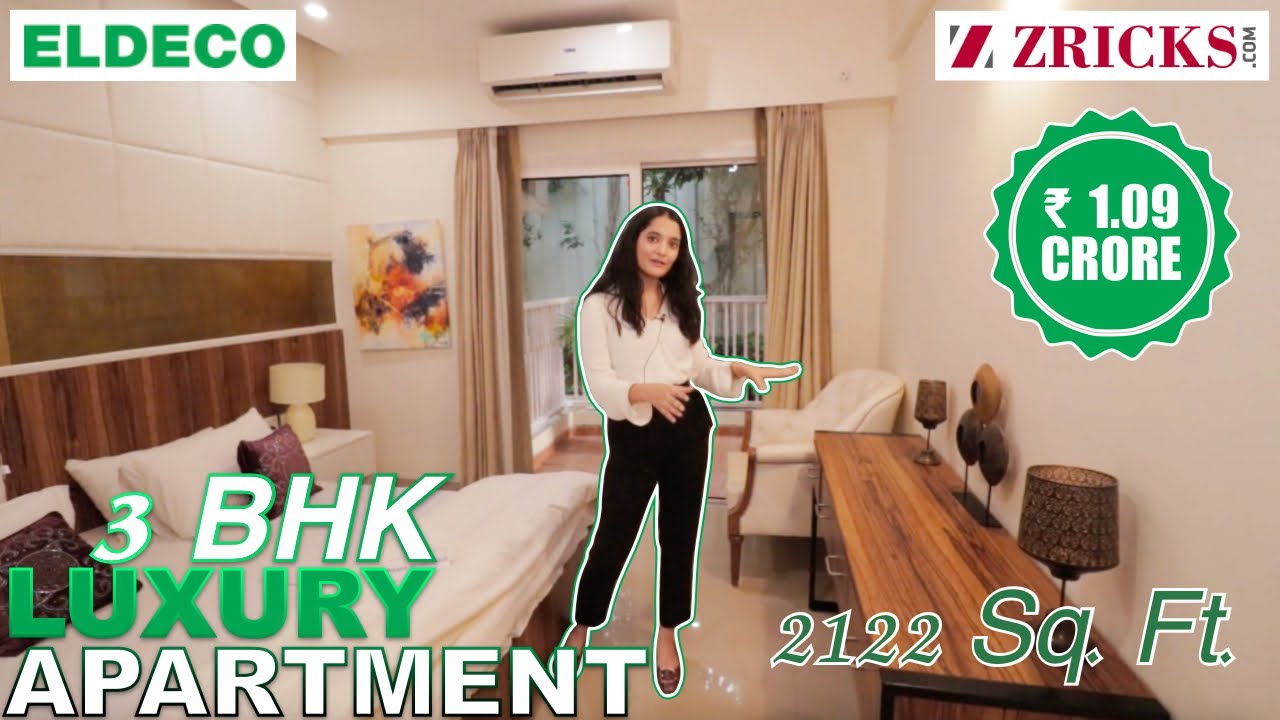 ₹1.18 cr 🛏️ 3.5 BHK Luxury Apartment ⛳ Aravalli Hills ► Eldeco Acclaim Accolade, Sohna Road, Gurgaon