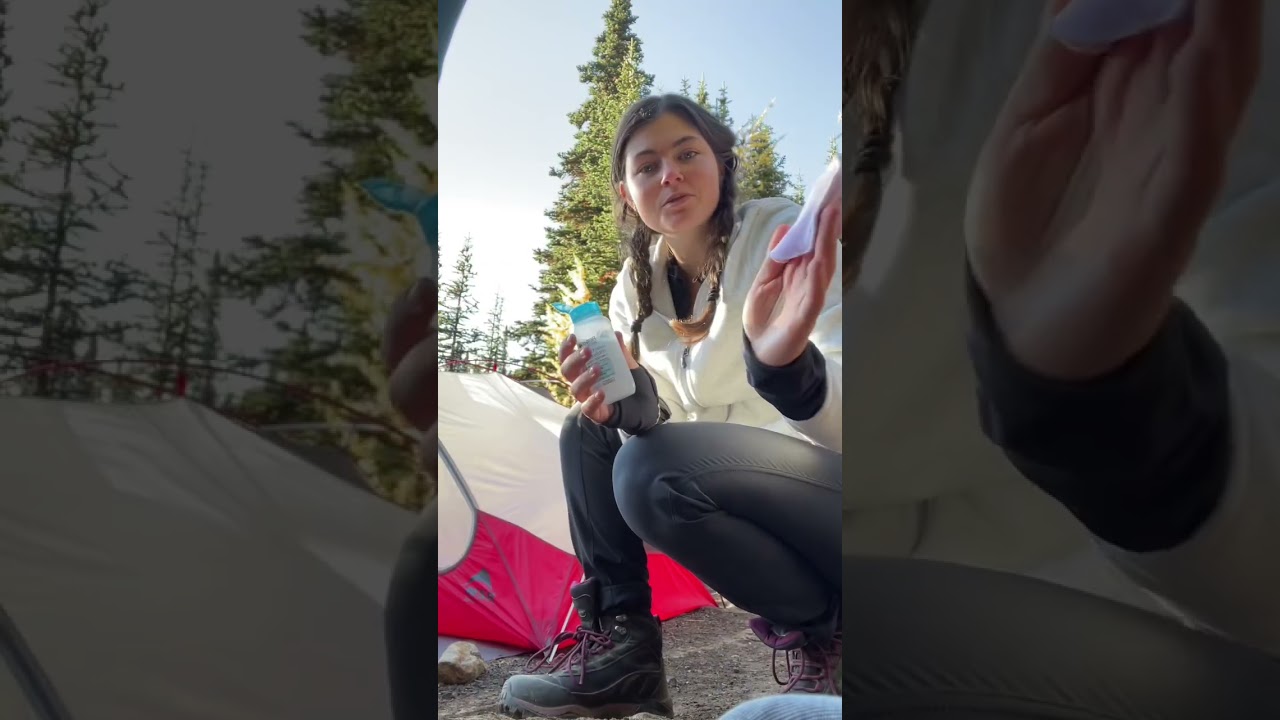 How I wash my face on trail for a multi-day hike