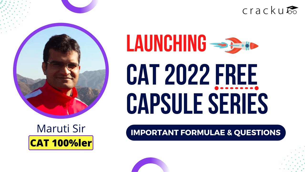 Launching 🚀 CAT 2022 Free Capsule Series | Important CAT Formulae & Questions PDF's