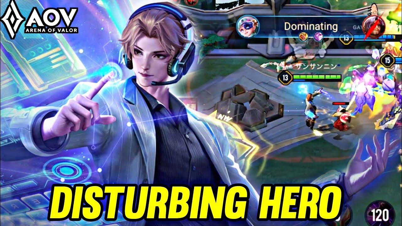 AOV : ALEISTER GAMEPLAY | DISTURBING HERO - ARENA OF VALOR LIÊNQUÂNMOBILE ROV