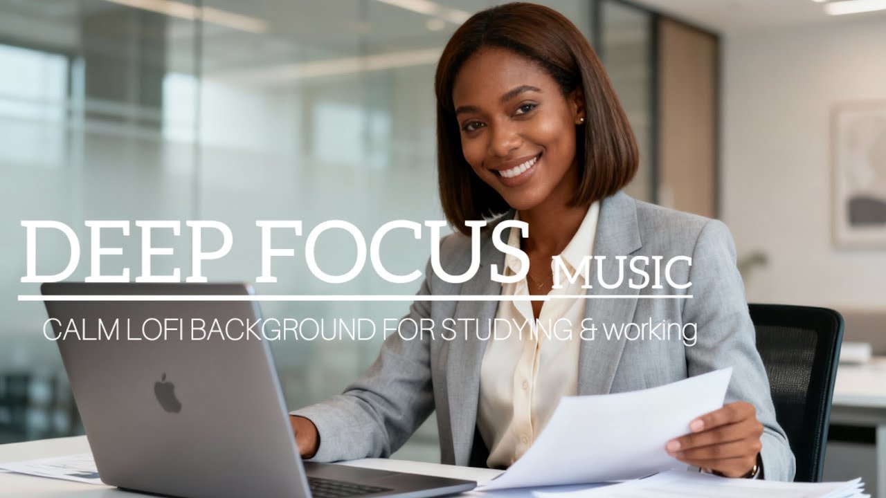 Work Music For Deep Work  & Productuvity Calm Background  To Stay In Flow  Boost Concentration