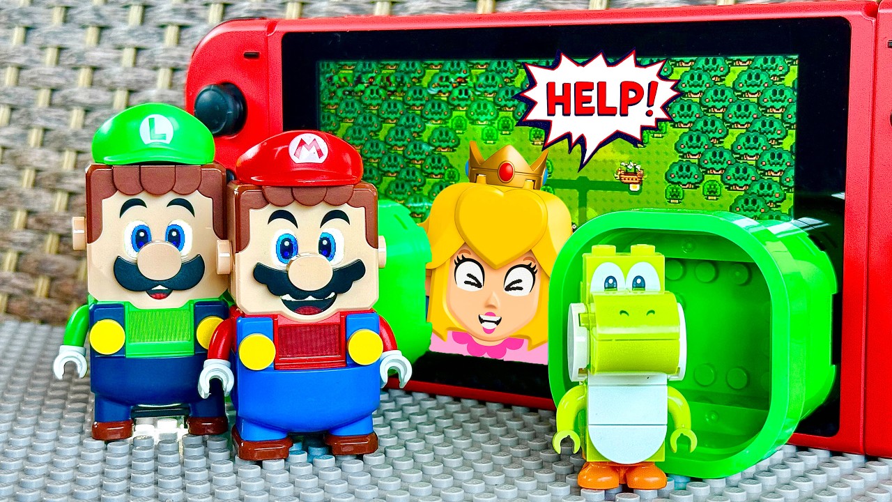 Lego Super Mario World Stories S02E06! 👑 🏰 “Peach is in the Castle” #legomario
