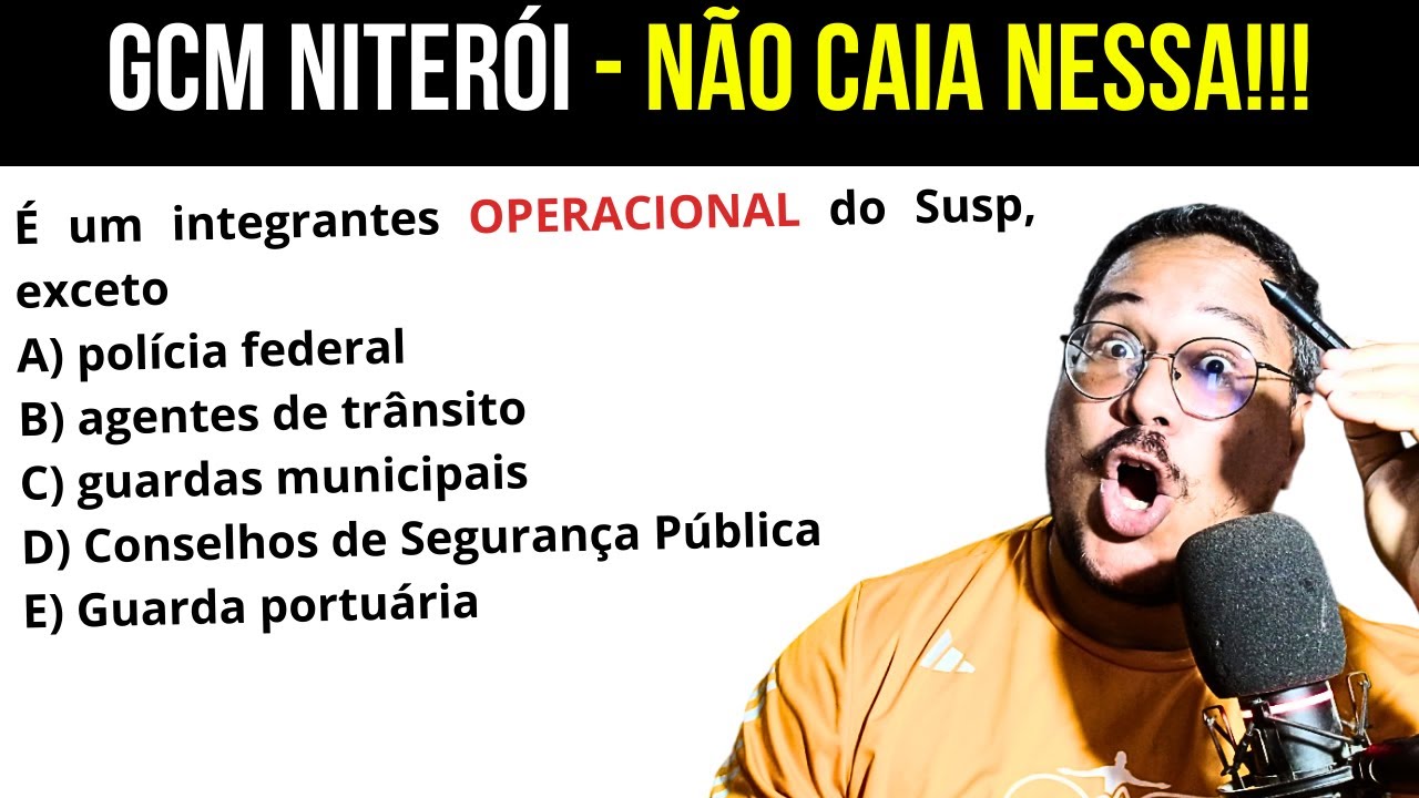 GCM NITERÓI   LEI DO SUSP QUESTÕES