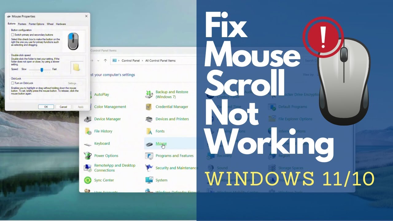 Mouse Scroll Not Working on Windows 11/10? Here&rsquo;s How to Fix It Fast!