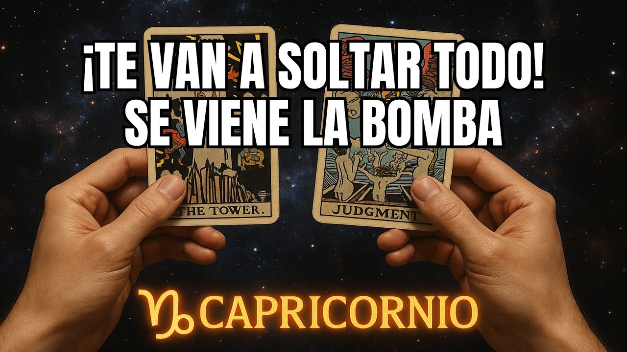 CAPRICORNIO♑¡CÁLLATE LA BOCA QUE TE VAS DE ESPALDAS!🤐👀LAS CARTAS NO MIENTEN… TE VAN A SOLTAR TODO💬