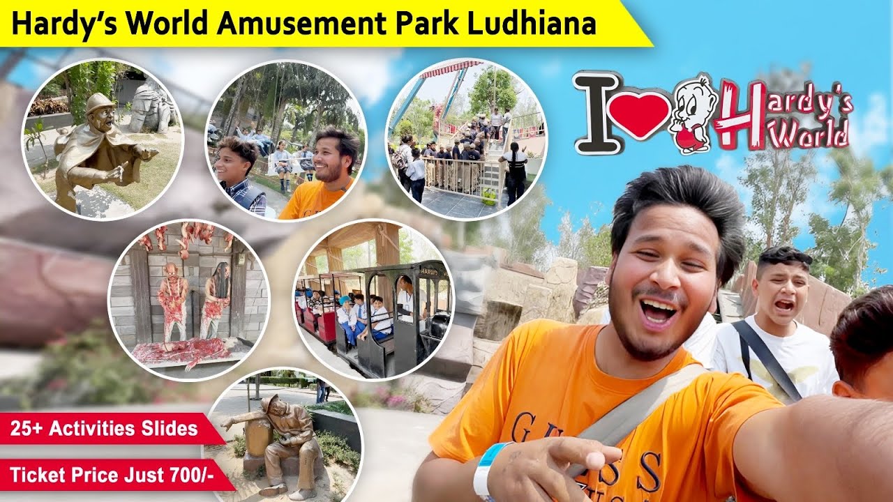 Amusement Park in Ludhiana | Ludhiana Water Park Hardy's World | Punjab Best Water Park 2025