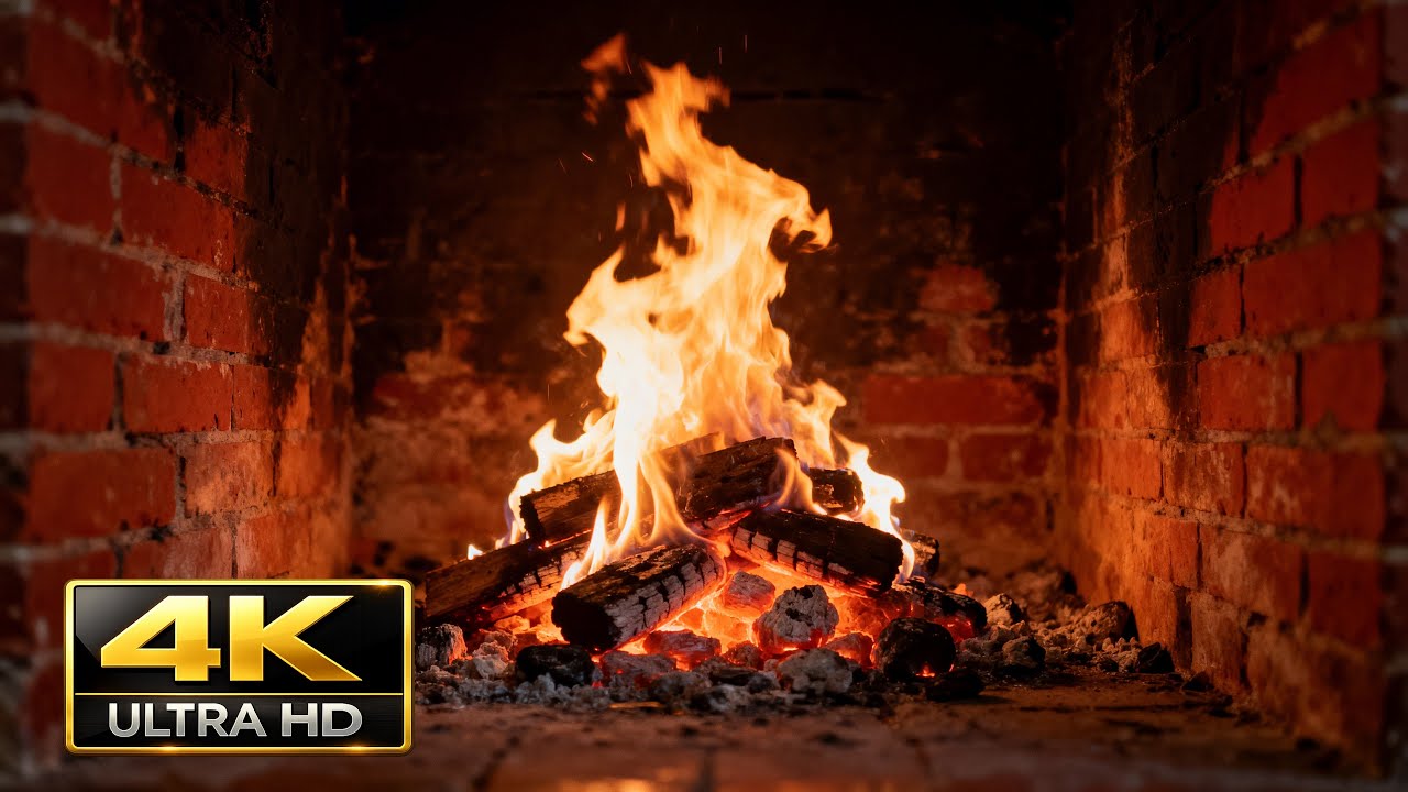 🔥 Cozy Fireplace Ambience | 3 Hours of Crackling Fire for Sleep & Focus