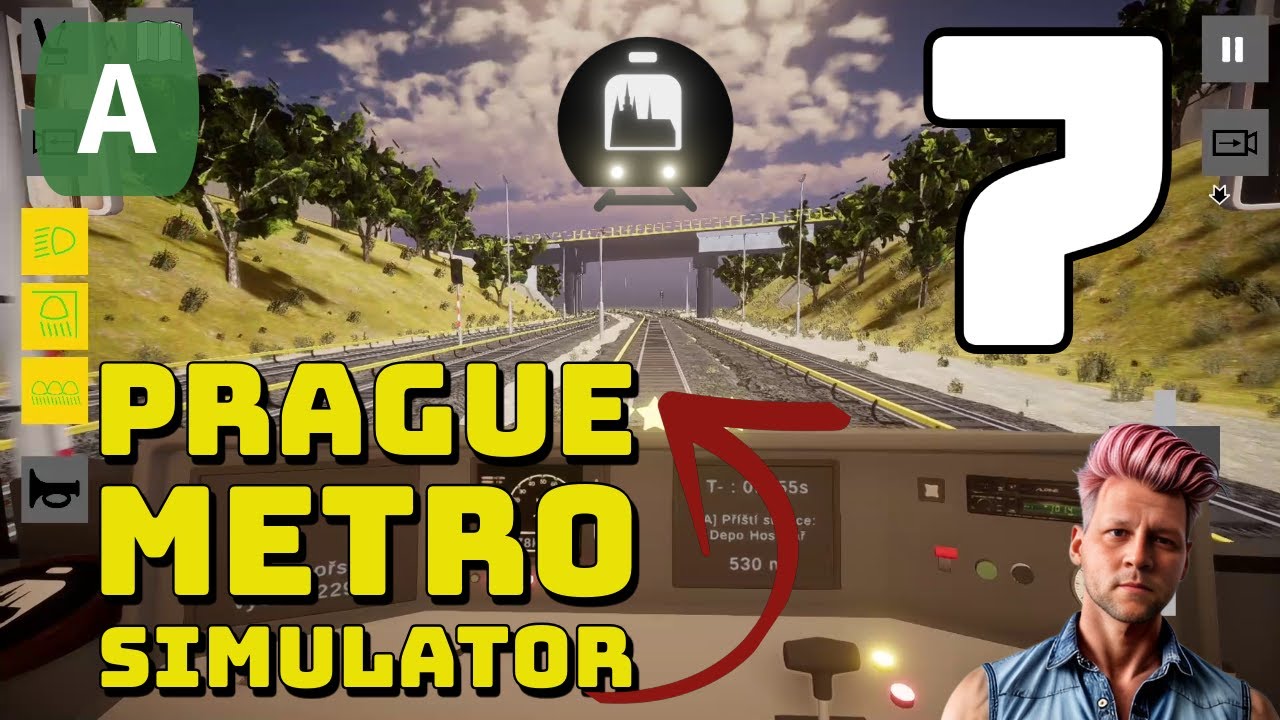Moderní simulátor metra | praguemetrosim gameplay | Z Motola do Hostivaře
