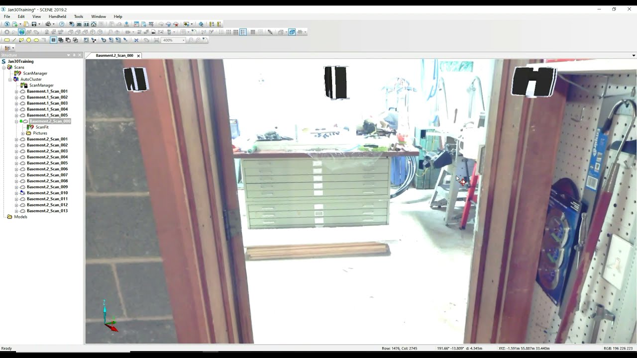Digital Twin FARO SCENE Aligning A Project North South East West