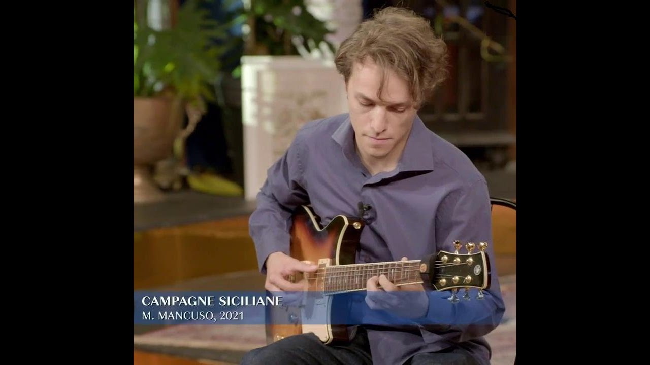 MATTEO MANCUSO plays CAMPAGNE SICILIANE/OPEN FIELDS on Via dei Matti TV Show - Sep 23, 2022