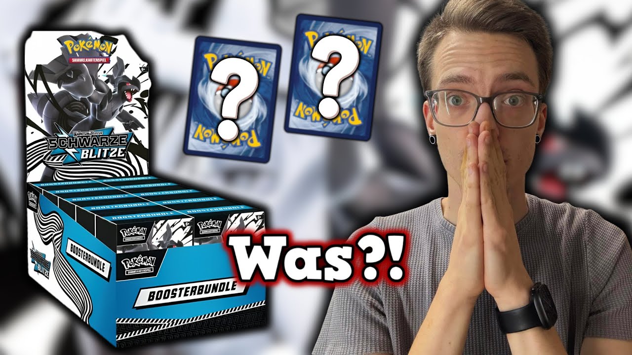 DAS glaubt mir KEINER! Pokemon Schwarze Blitze Boosterbundle Display - Pokemon Booster Opening