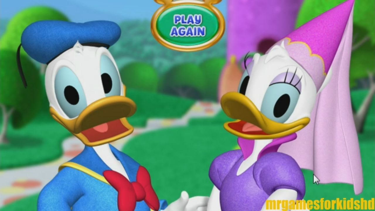 Mickey Mouse Clubhouse Donald Duck's Froggy Quest To Princess Kiss Children Games