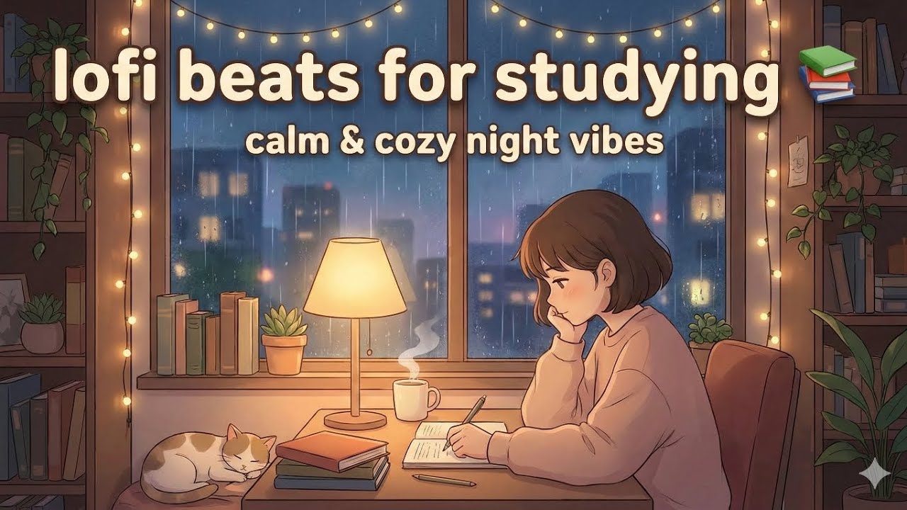 lofi beats for studying 📚 | calm & cozy night vibes