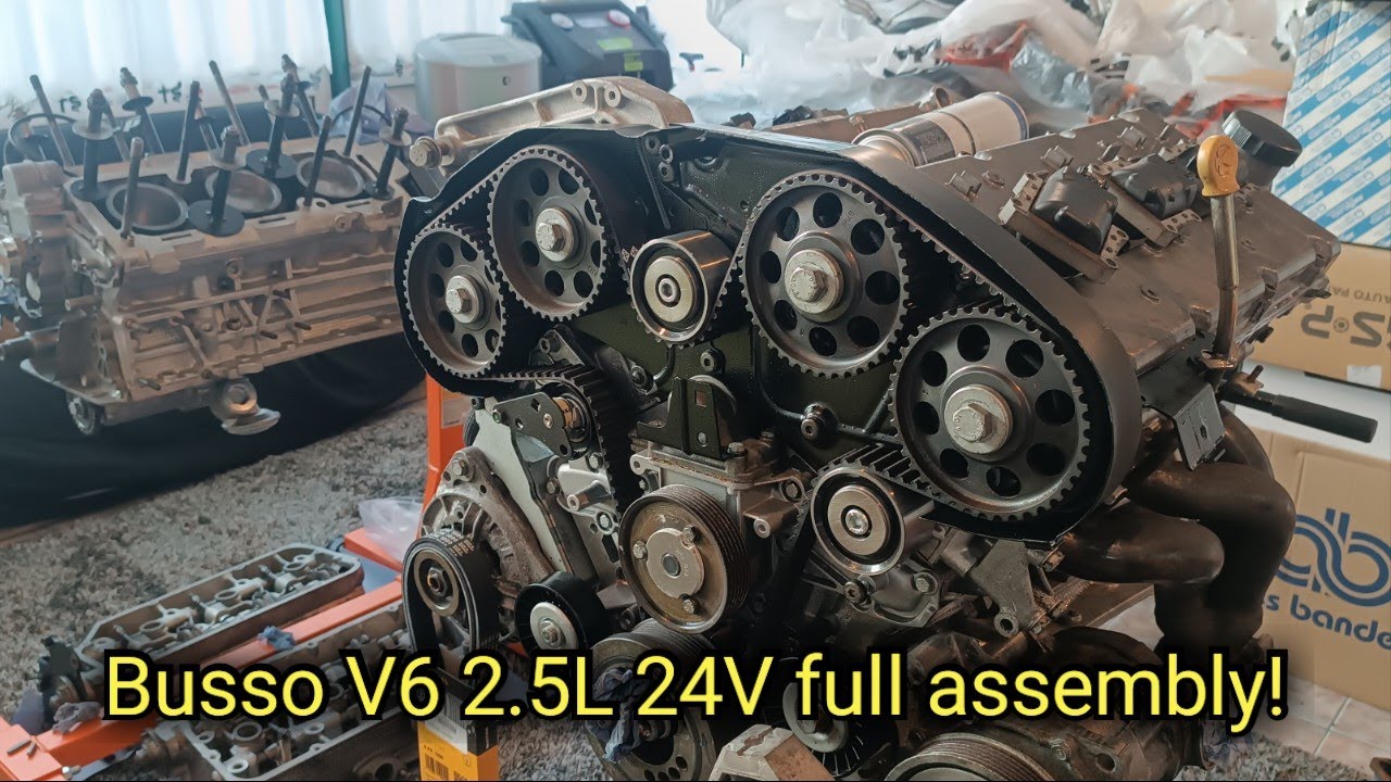 Busso Engine 2.5 3.0 3.2 FULL ASSEMBLY Crank Heads 4 Cams TIMMING and MORE