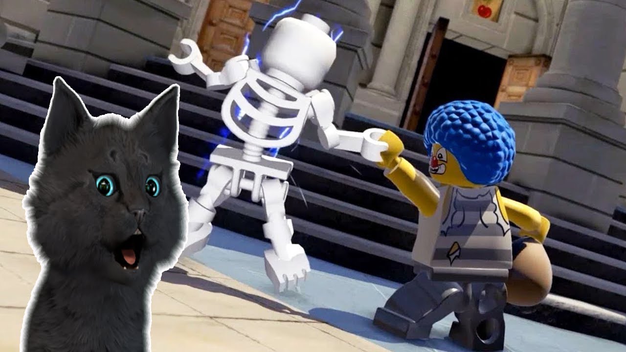 СУПЕР КОТ В ГТА ДЛЯ ДЕТЕЙ ЛЕГО СИТИ 🐱  Lego City Undercover 🐱 ЧЕЙЗ МАККЕЙН ПРОТИВ КЛОУНОВ
