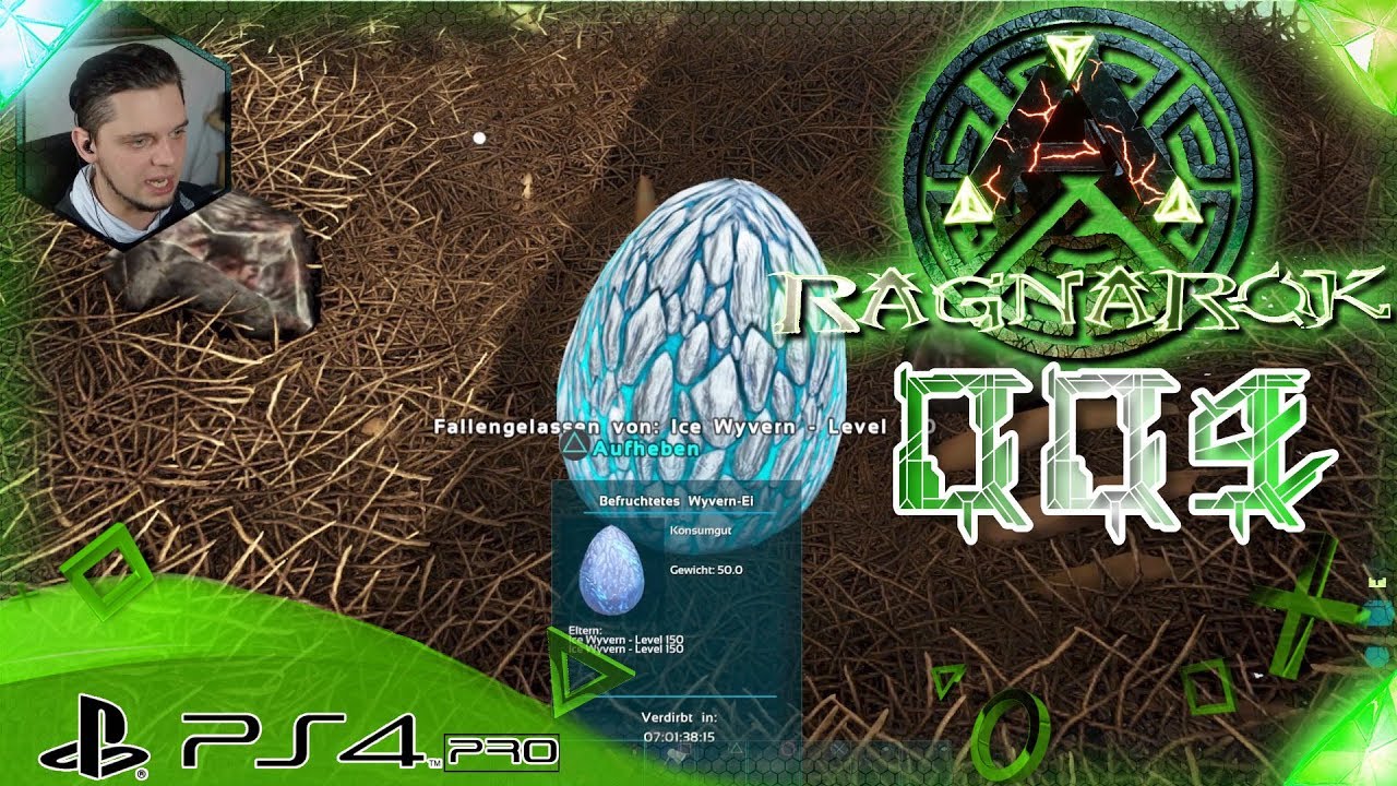 ARK Ragnarok PS4 🇩🇪 - Ice Wyvern Ei Gefunden- #009 Let's Play ARK Survival Evolved Playstation 4
