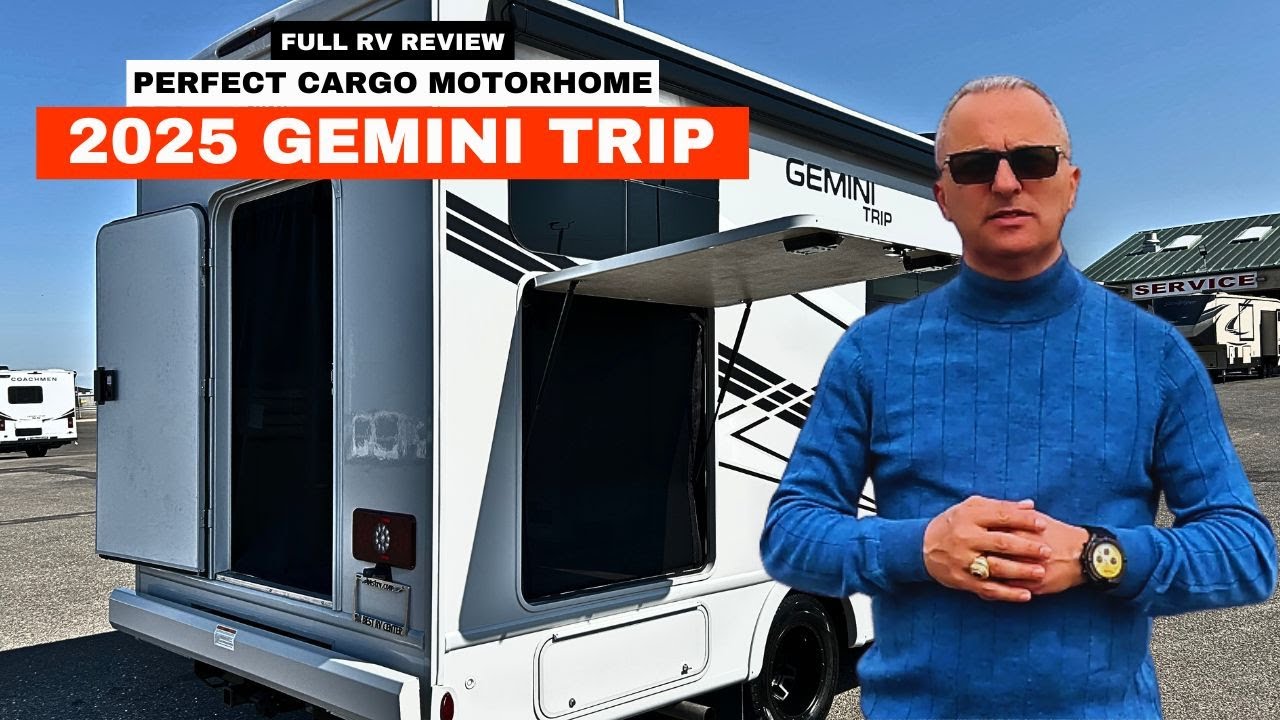 2025 Class C Motorhome RV Gemini Review || Thor Motor Coach Gemini TRIP 22MT!