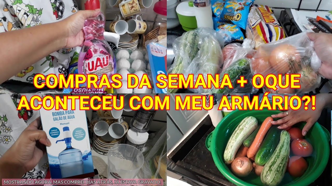 COMPRAS DA SEMANA | OQUE ACONTECEU COM MEU ARMÁRIO?! | Ana Carolina #comprasdasemana #ROTINADIARIA