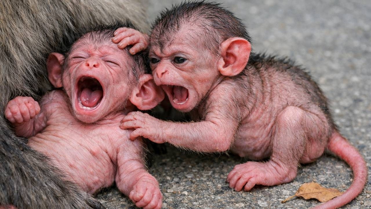 🔴 LIVE:​ Sweet Nursing Moments 🐒💕 Baby Monkey & Loving Mom