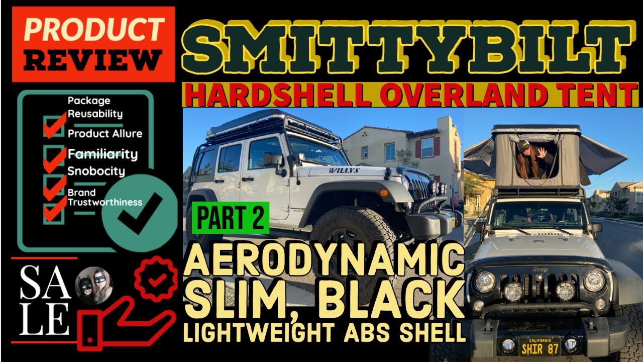 SMITTYBILT HARDSHELL OVERLAND ROOF TOP TENT WALKAROUND