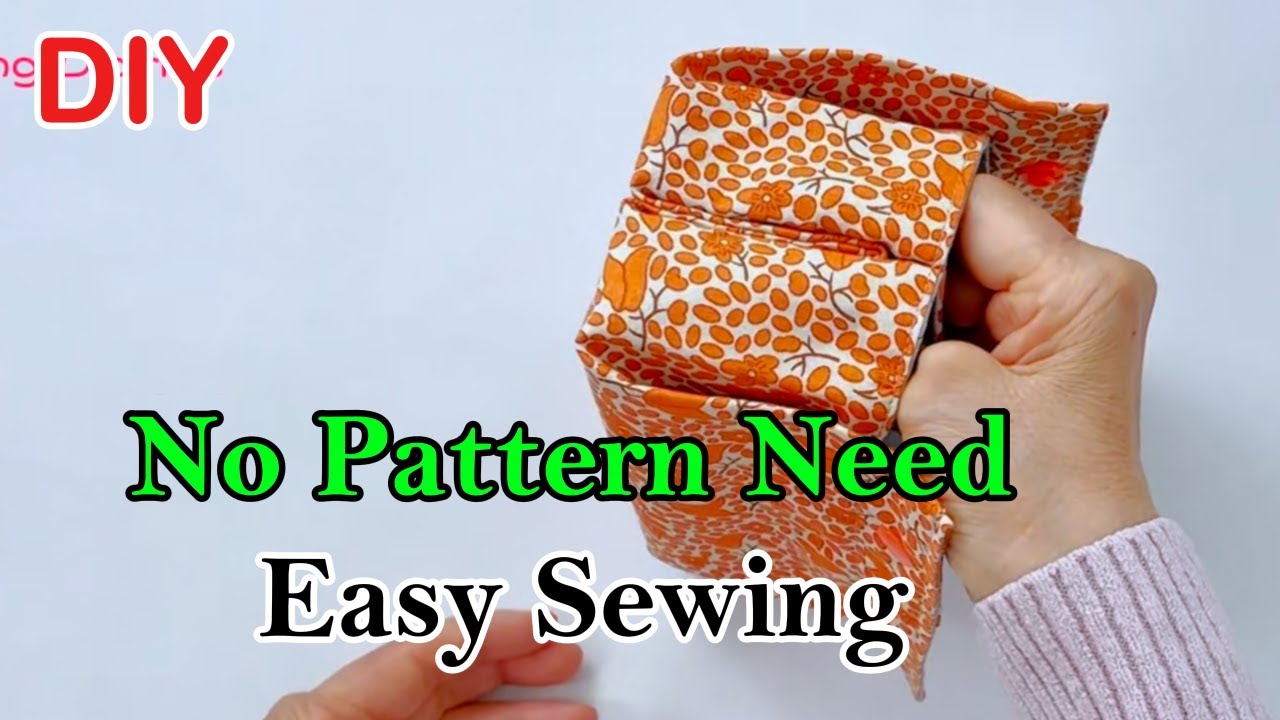 No Pattern, No Fuss! Easy Dividor Pouch & Bag Organizer 