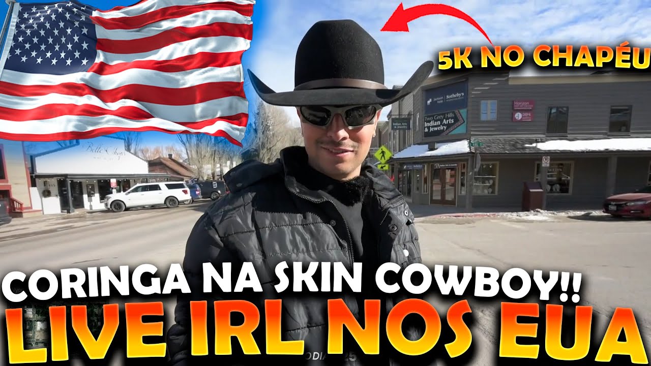 CORINGA VIROU COWBOY NOS EUA! CHAPÉU DE 5 MIL 😳🔥 - LIVE IRL NOS EUA l PART-08