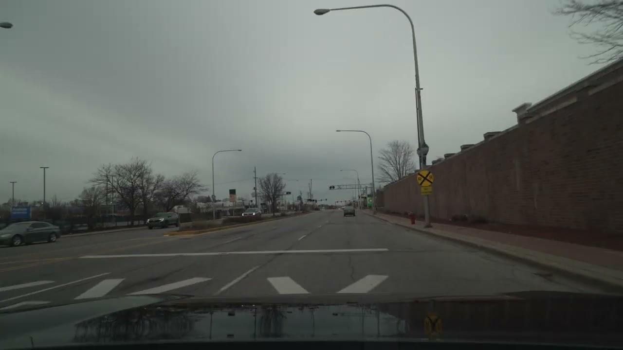 Chicago Beverly Hills to Oak Lawn 4K Illinois POV ASMR Drive (No Talk, No Music)
