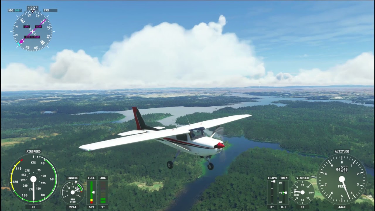 Voo Virtual - De Jundia&iacute; at&eacute; a Base A&eacute;rea de Santos