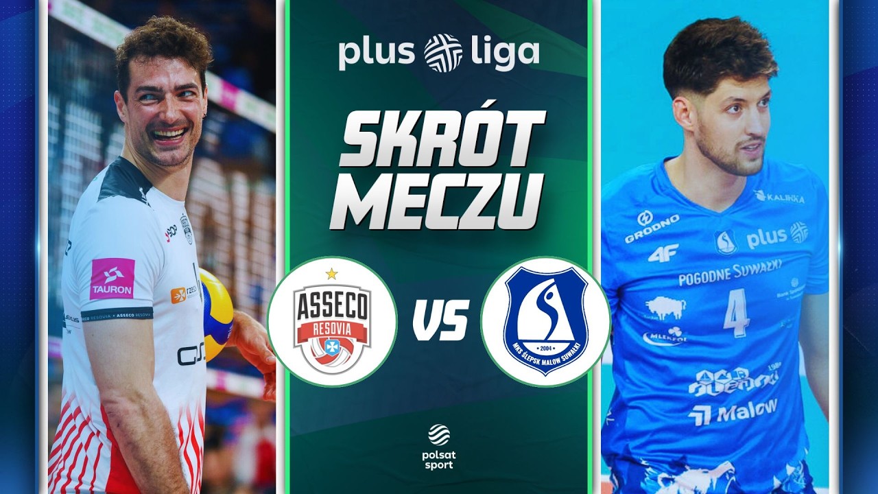 SKR&Oacute;T: ASSECO RESOVIA RZESZ&Oacute;W - ŚLEPSK MALOW SUWAŁKI | PLUSLIGA