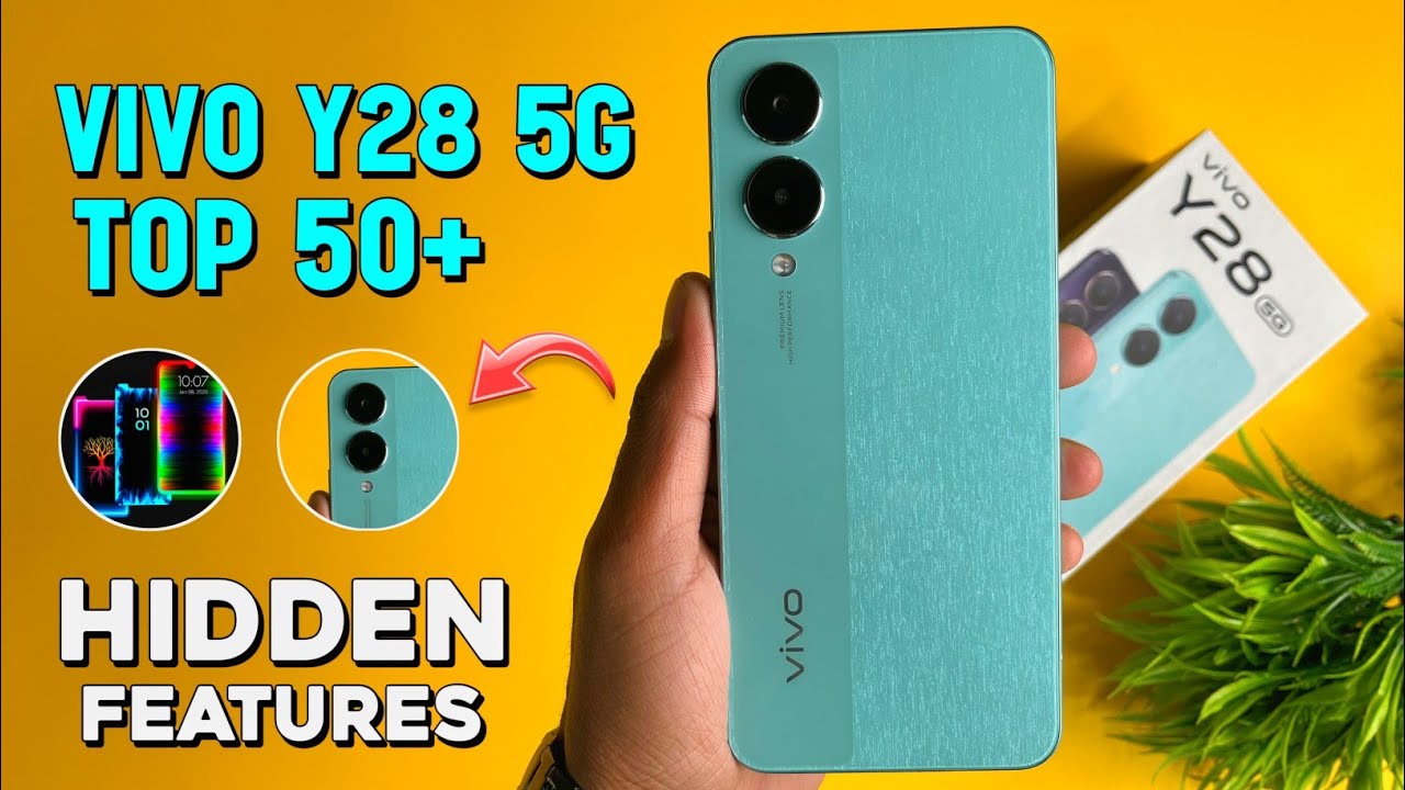 Vivo Y28 5G Top 50+ Hidden Features | Vivo Y28 Tips & Tricks | Vivo Y28 5G