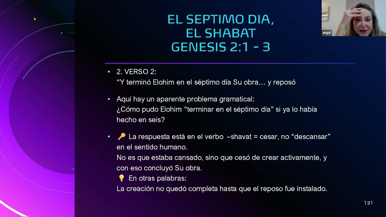 EL DIA SEPTIMO DE LA CREACION, EL SHABAT