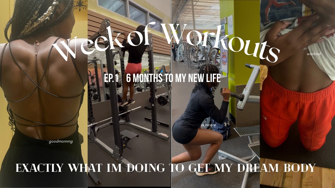 Week of workouts/ My current workout split (Exactly what i'm doing to transform my body in 6 months)