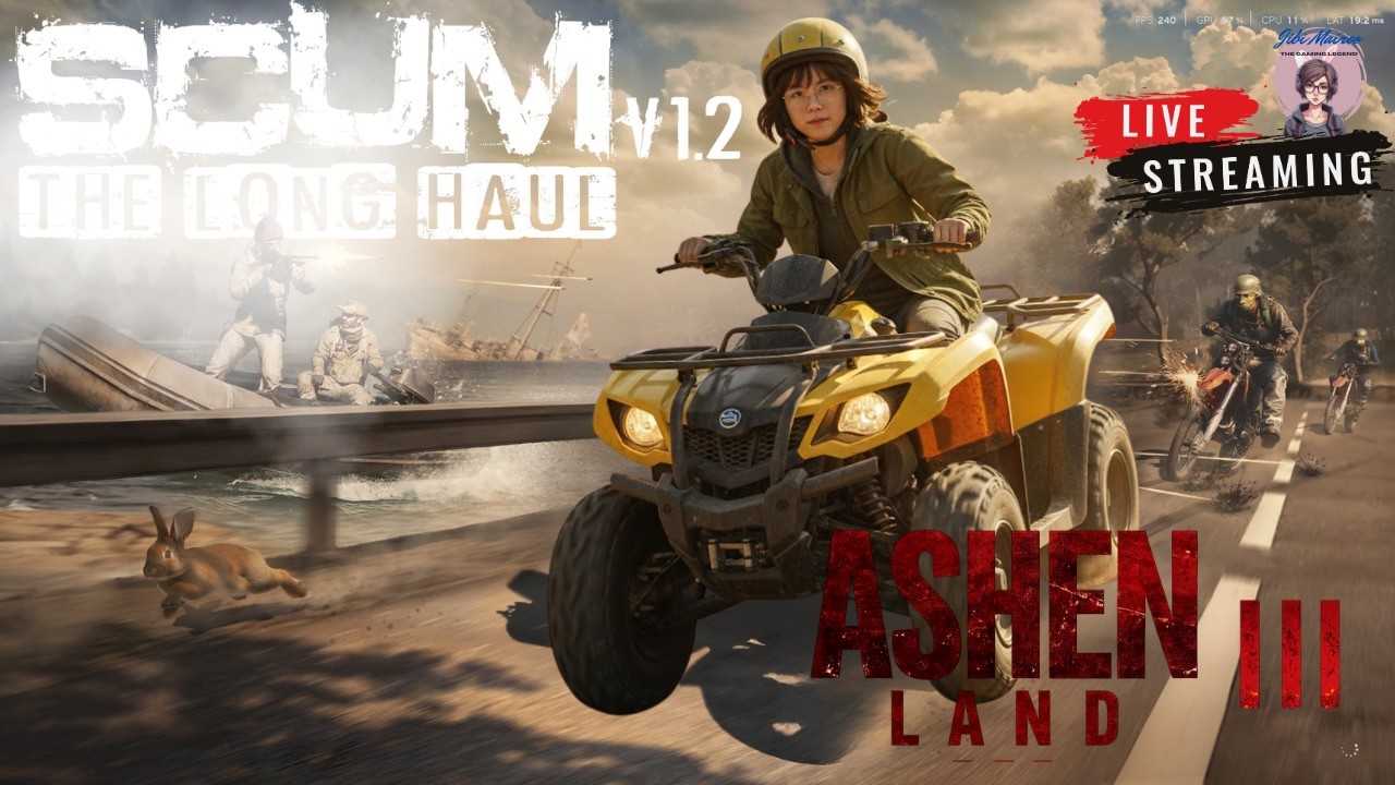 🔴 LIVE SCUM Ashen Land : คืนนี้ มีแอร์ดรอปนี่นา 🎁  🪂