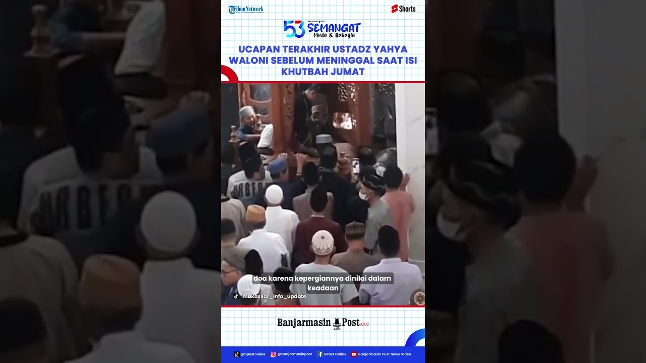 Ucapan Terakhir Almarhum Ustadz Yahya Waloni Sebelum Meninggal, Bikin Haru dan Tuai Pujian