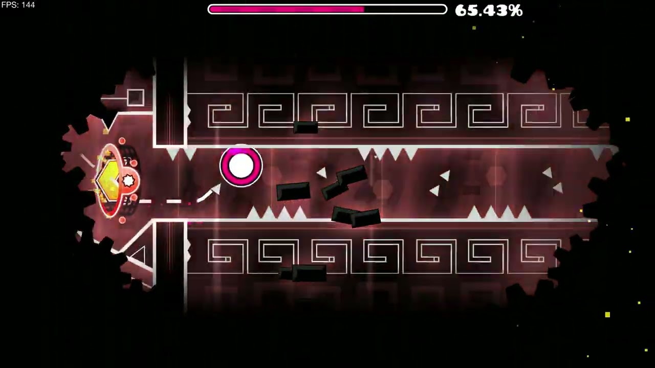 BURIED ANGEL | 100% ALL COINS (Geometry Dash Doom Gauntlet Demon)