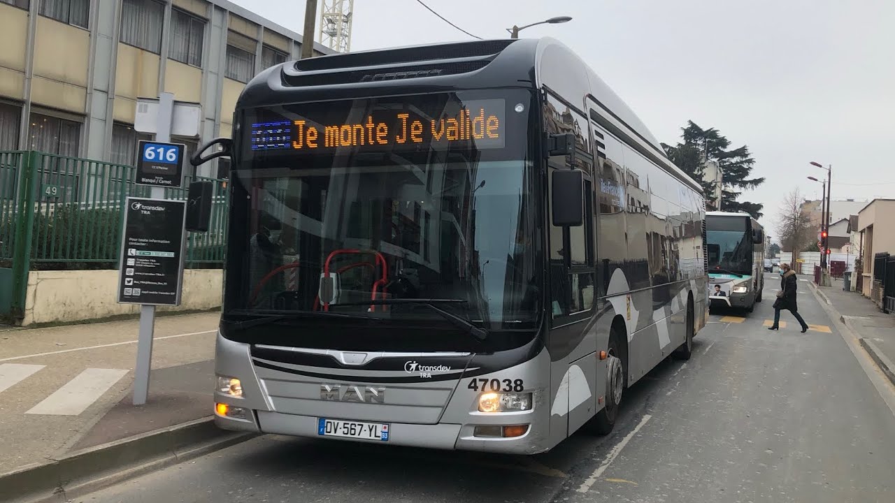 MAN Lion's City A37 Hybrid bus 616 TRANSDEV TRA 47038