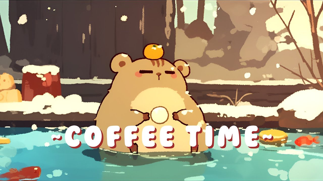 [60 Minutes] Lofi Capybara Radio - Cozy Beats for Relaxation ~ Peaceful Flow ~ 🎵 💫