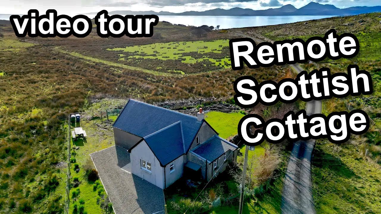 Video tour of Idyllic Remote Cottage near Castle Sween and Kilmory Beach, Argyll, Scotland