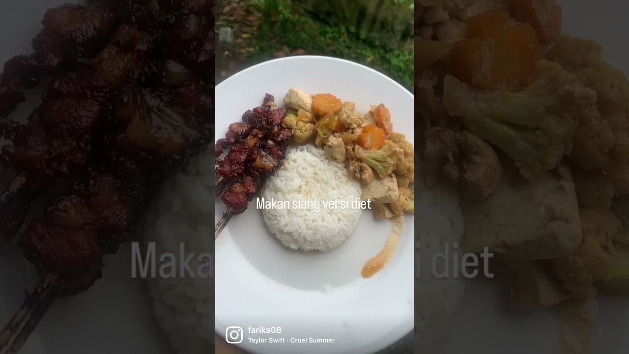 Makan siang simple mudah menu rumahan #dietalami #dietsehatbahagia #dietmudah #dietkenyang