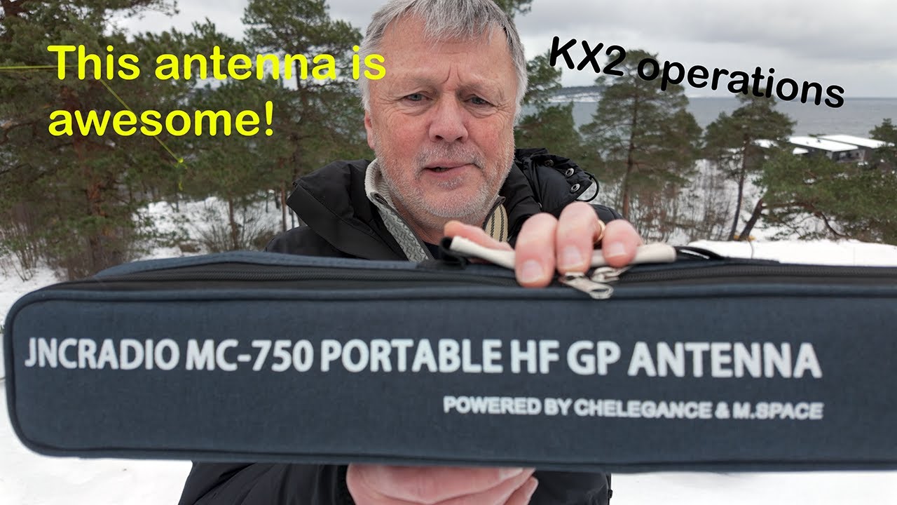 Портативная работа с портативными антеннами Elecraft KX2 и MC-750/JNC-12.