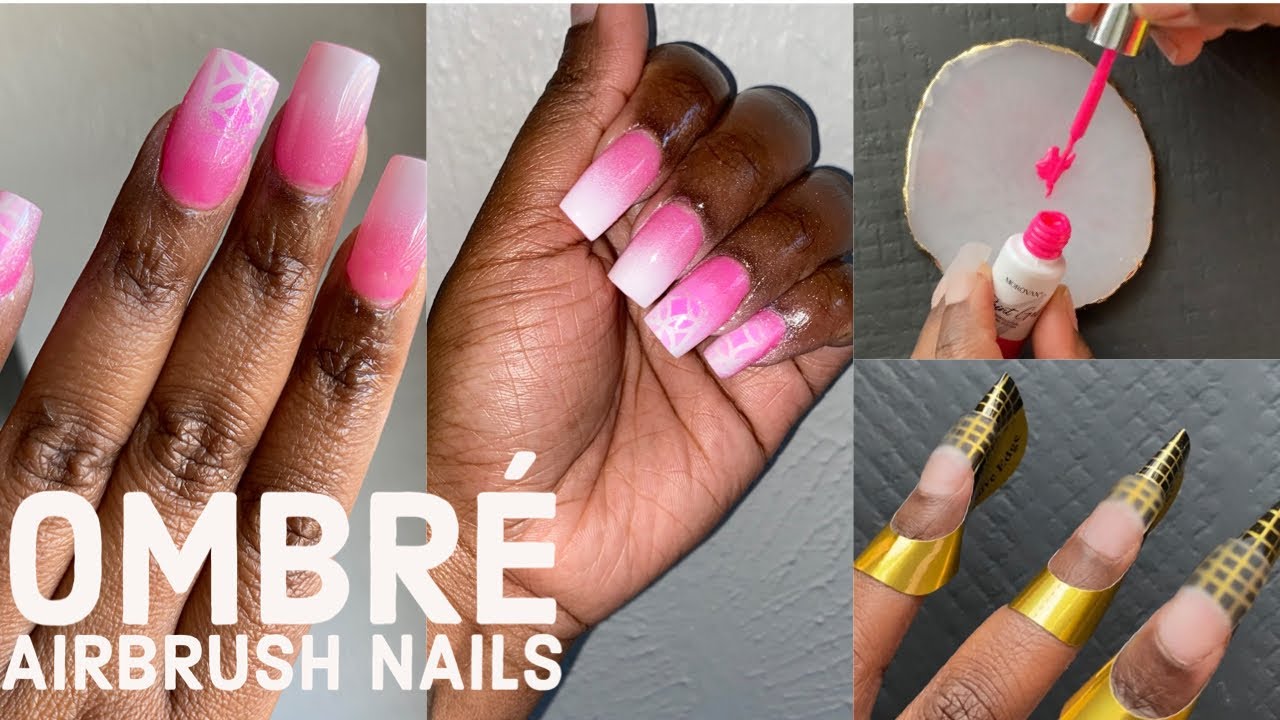 Easy Ombre Airbrush Nails!