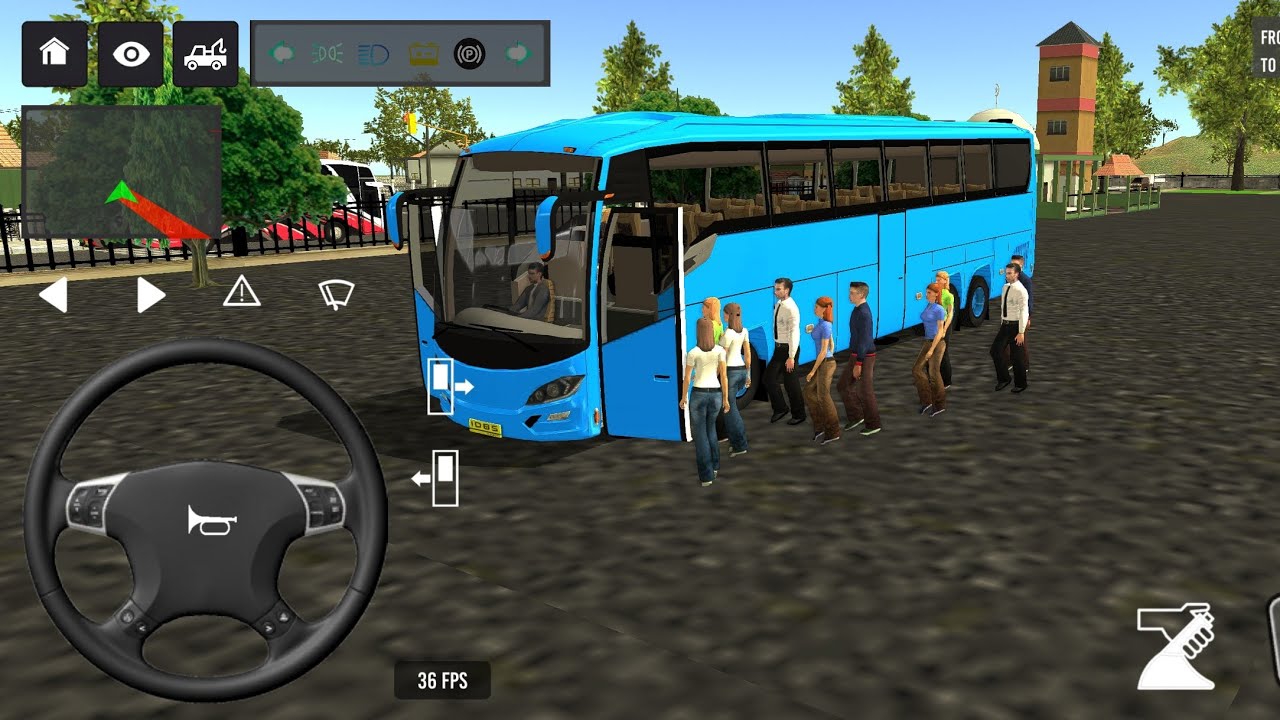 Indonesia Coach bus driving | Euro bus simulator 2025 Android gameplay #game 1 Part 20