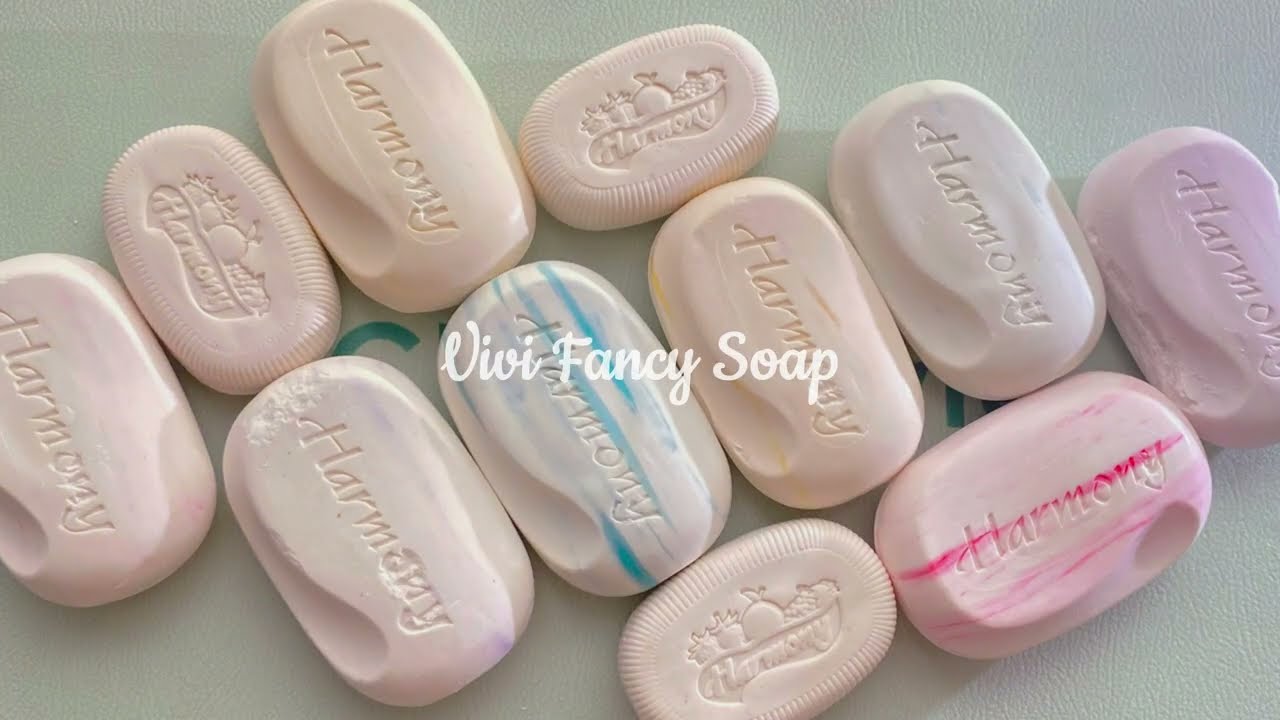 ASMR Soap Cutting/Dry Soap Cutting ASMR/Satisfying Sound ASMR/No Talking/Crunchy Harmony Soaps