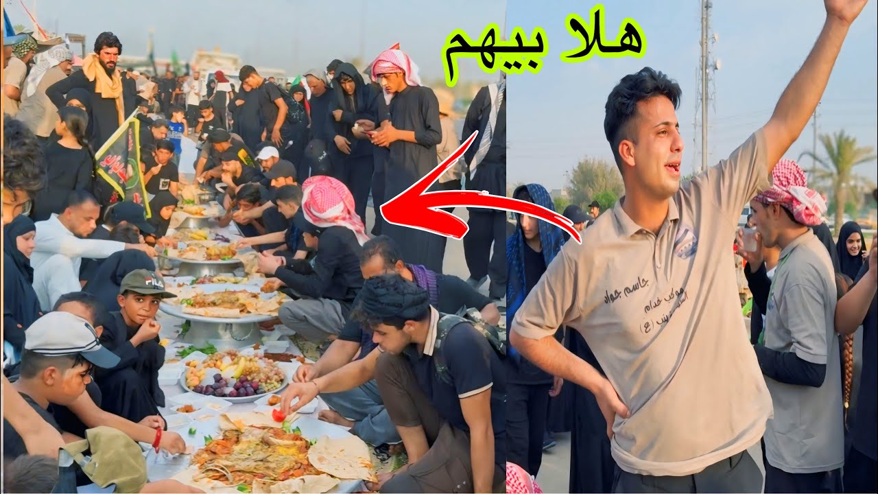 قوه توزيع بلعالم بركات الامام الحسين الخدمه في كربلاء 