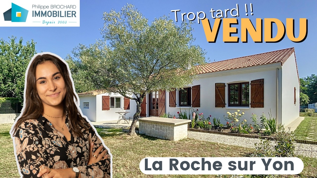 VENDU - Maison 4 chambres au calme à la Roche sur Yon