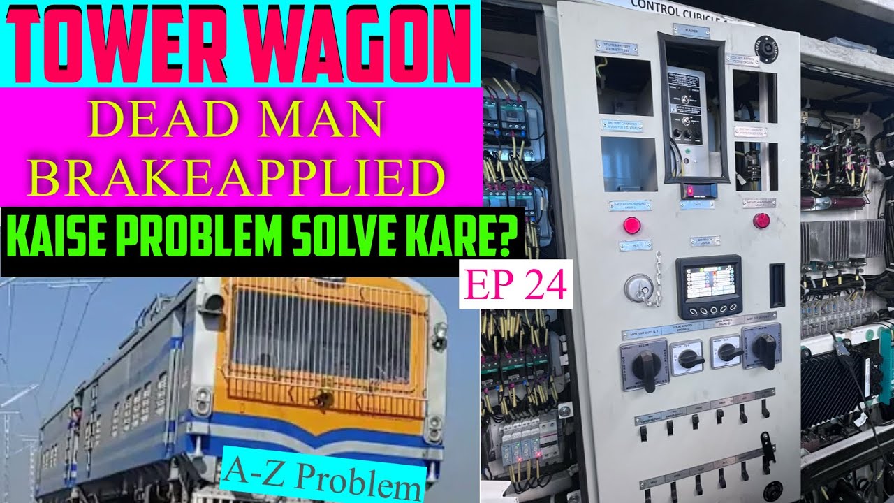 Tower wagon DEAD MAN BRAKEAPPLIED kaise sahi Kare? #detc & dhtc DEAD MAN BRAKEAPPLIED problem solve