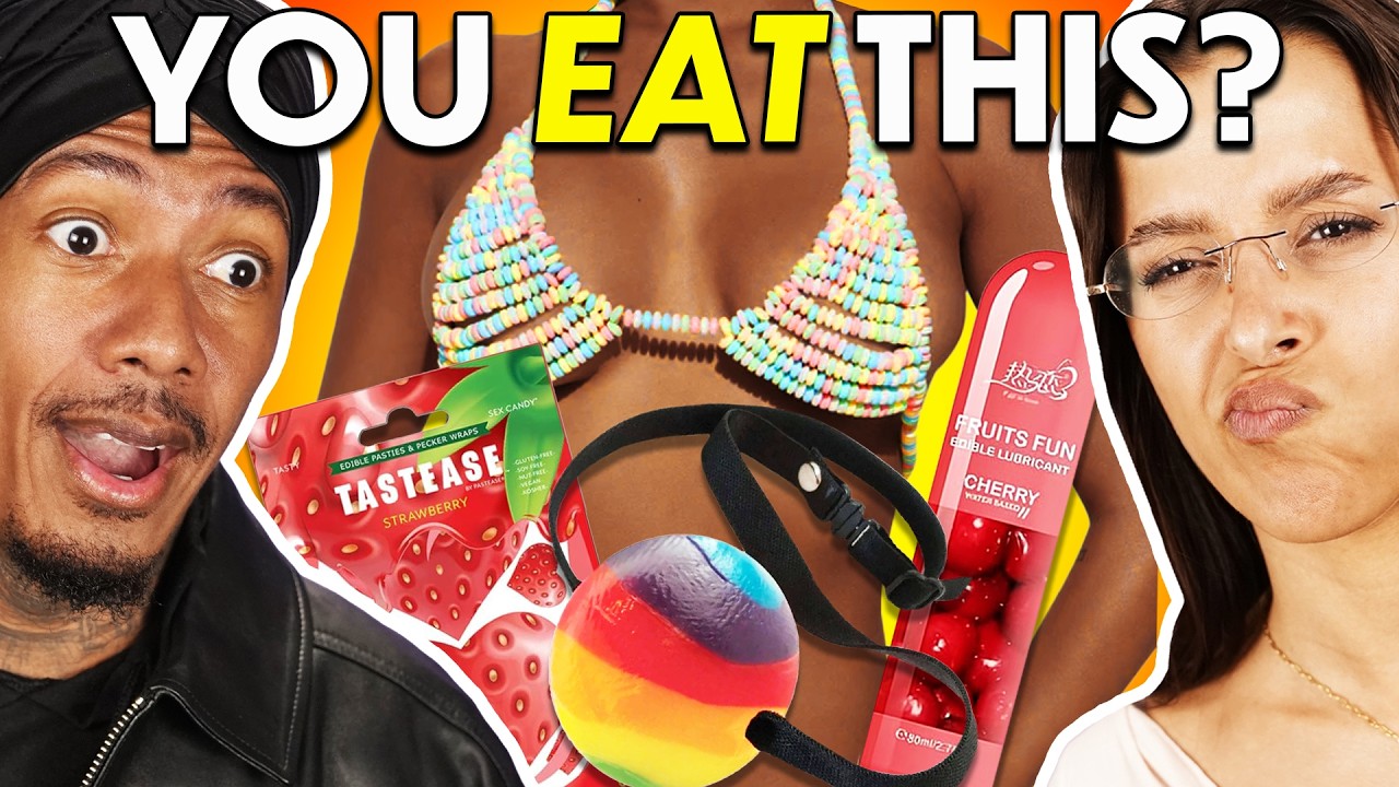 Trying Edible Adult Foods With Nick Cannon!