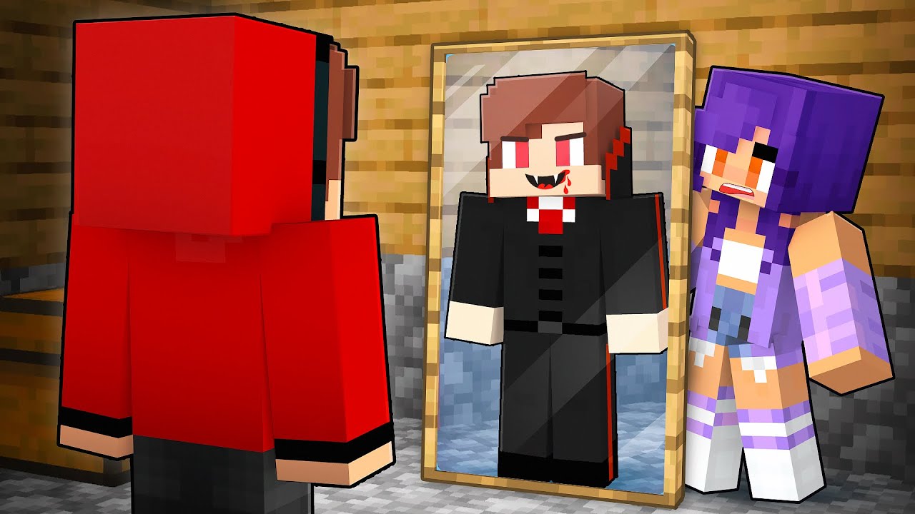JJ's BIG Secret! APHMAU caught JJ VAMPIRE - Maizen Minecraft Animation