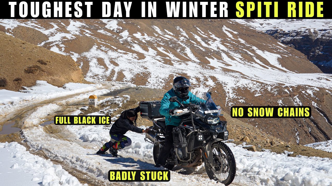Ek Mistake Aur Black Ice Me Bura Phas Gye | This Is Madness | Ep-04 Road To Losar Is Not Easy | -20°