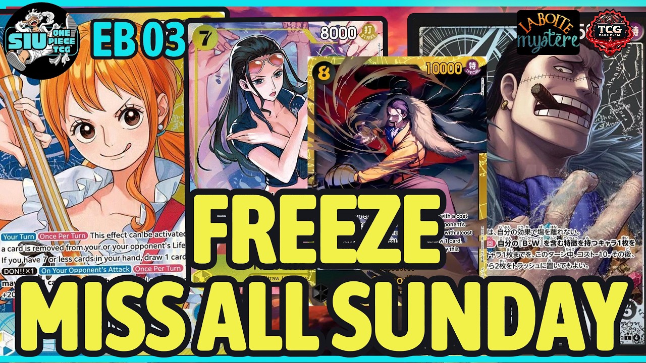 FREEZE MISS ALL SUNDAY [EB03] 🔵🟡 Nami VS. ⚫ Crocodile 🎮 GAMEPLAY
